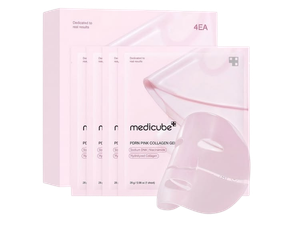 Medicube Máscara em Gel de Colágeno PDRN Pink Caixa com 4 unidades