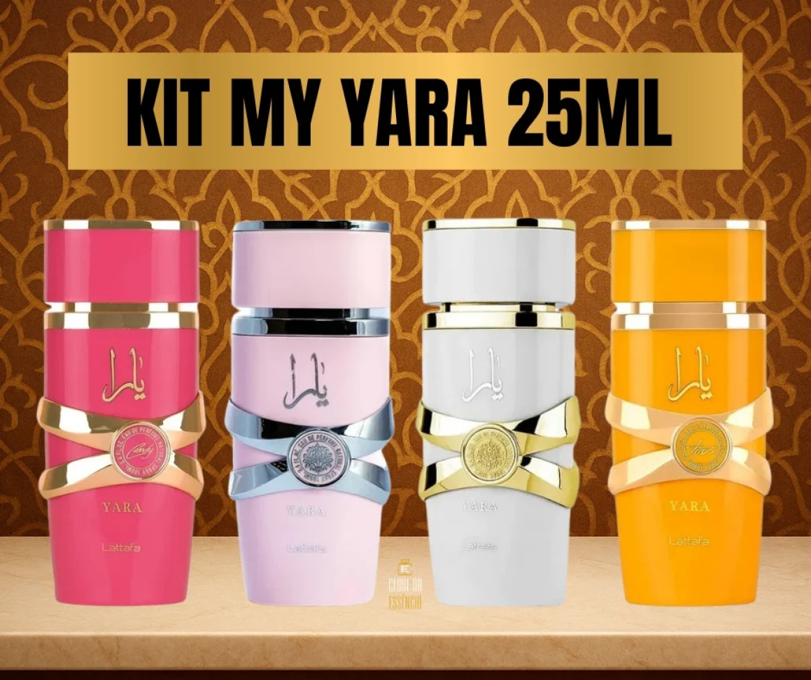 Kit Lattafa Yara, Yara Candy Moi E Tous 25ml Kit 4
